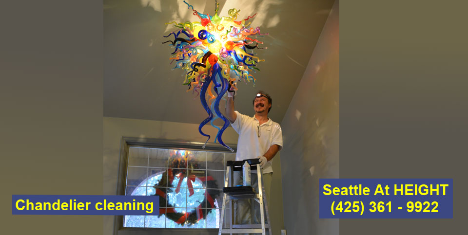 Chandelier cleaning Seattle WA